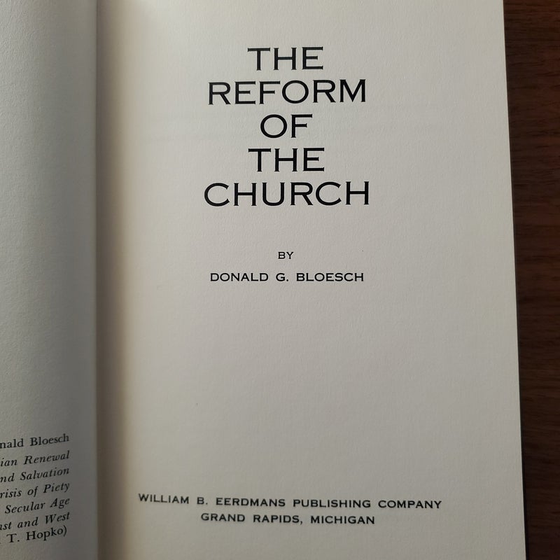 The Reform of the Church 