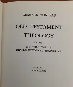 Old Testament Theology Volume 1