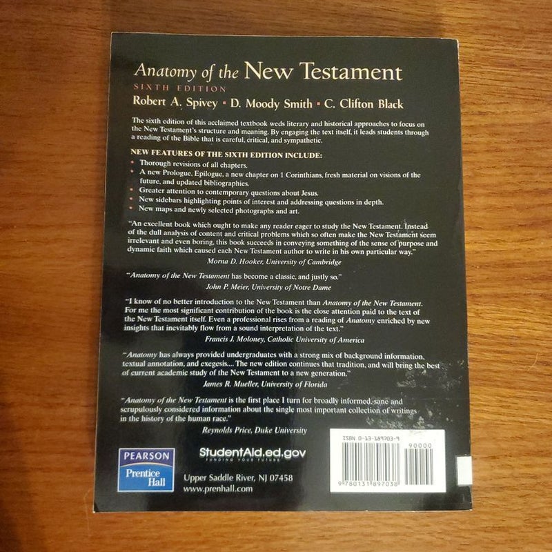 Anatomy of the New Testament