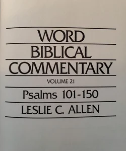 Psalms 101-150 Volume 21