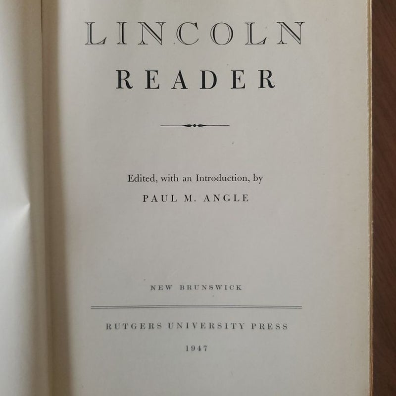 The Lincoln Reader (First Edition 1947)