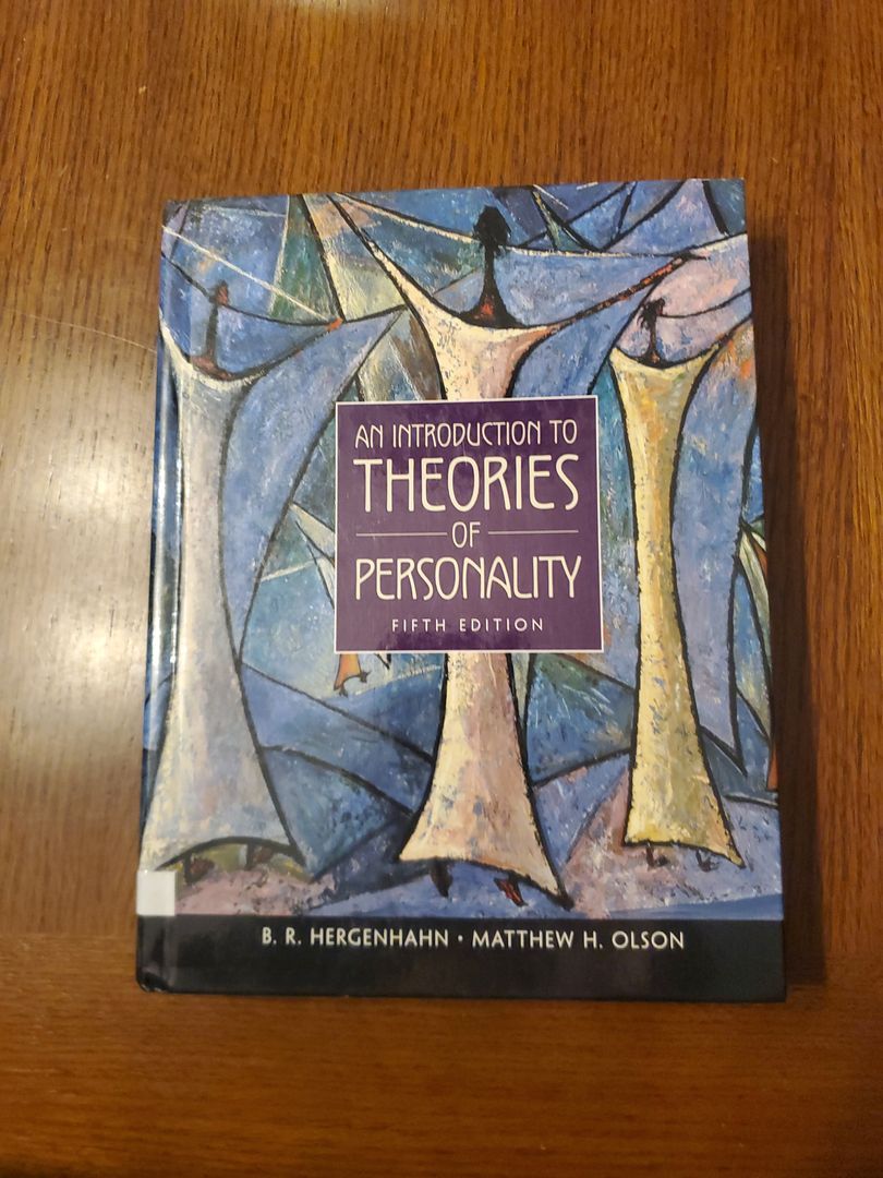 An Introduction To Theories Of Personality By B. R. Hergenhahn