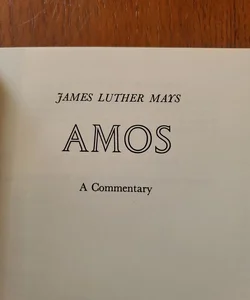 Amos A Commentary 