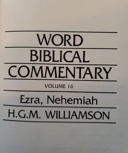 Ezra-Nehemiah Volume 16