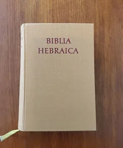Biblia Hebraica (Large Hardbound Edition)