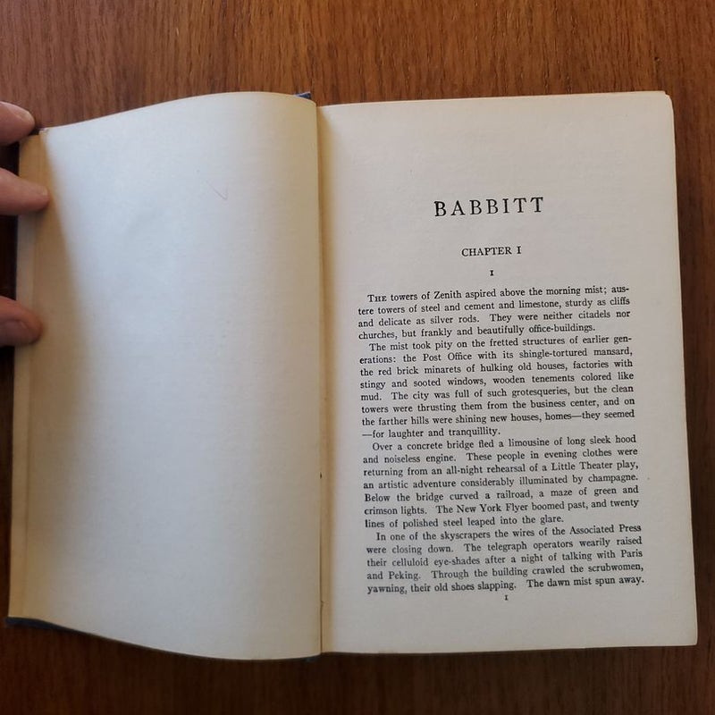 Babbitt (First Edition 1922)