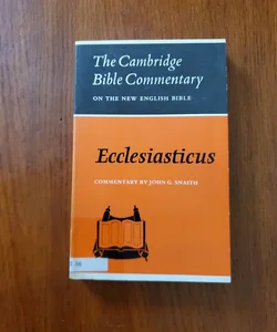 Ecclesiasticus