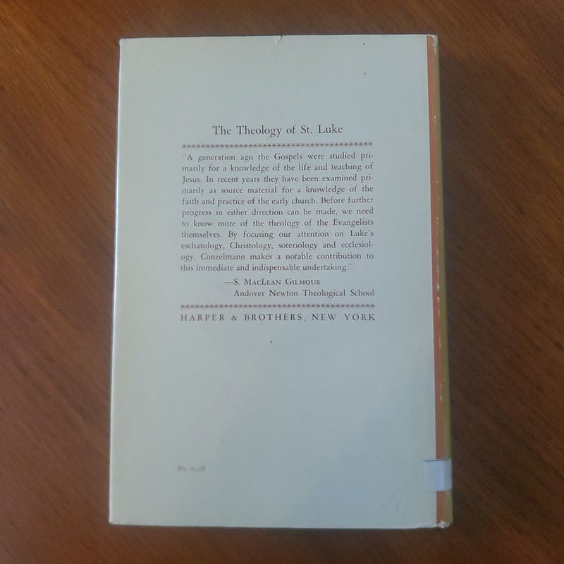 The Theology of St. Luke (First Edition 1960)