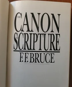 The Canon of Scripture 