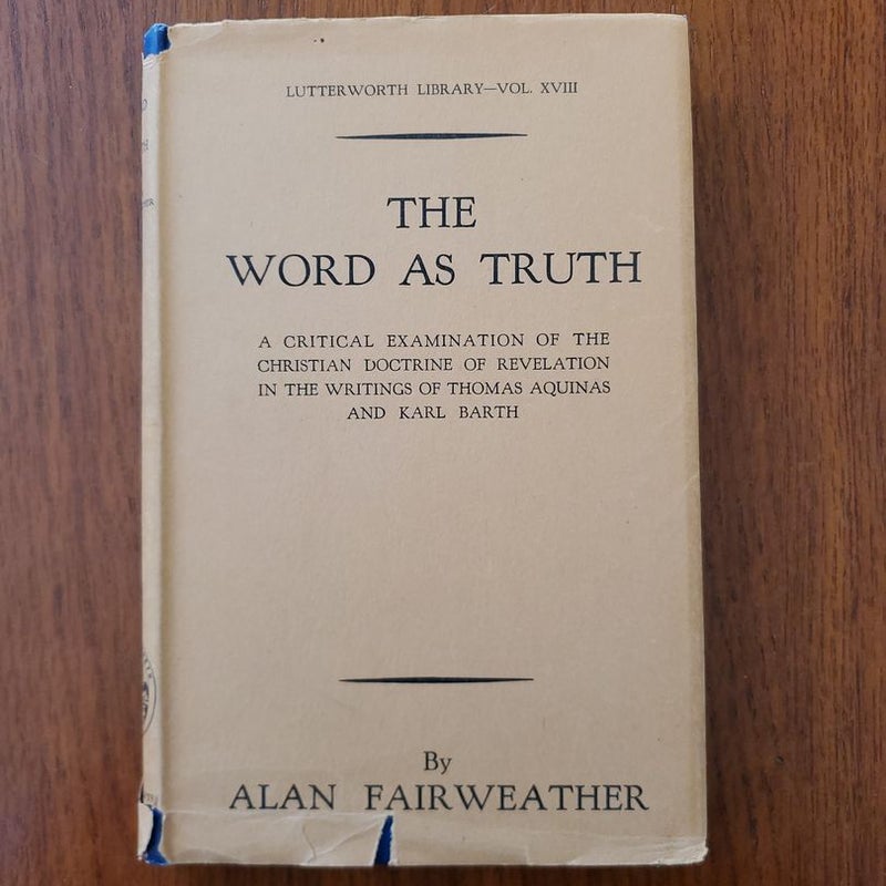 The Word As Truth (1944)