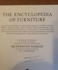 The Encyclopedia of Furniture (1957)