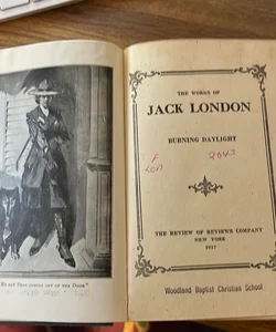 Vintage The Works of Jack London Burning Daylight 1913- 1917 Review of reviews company