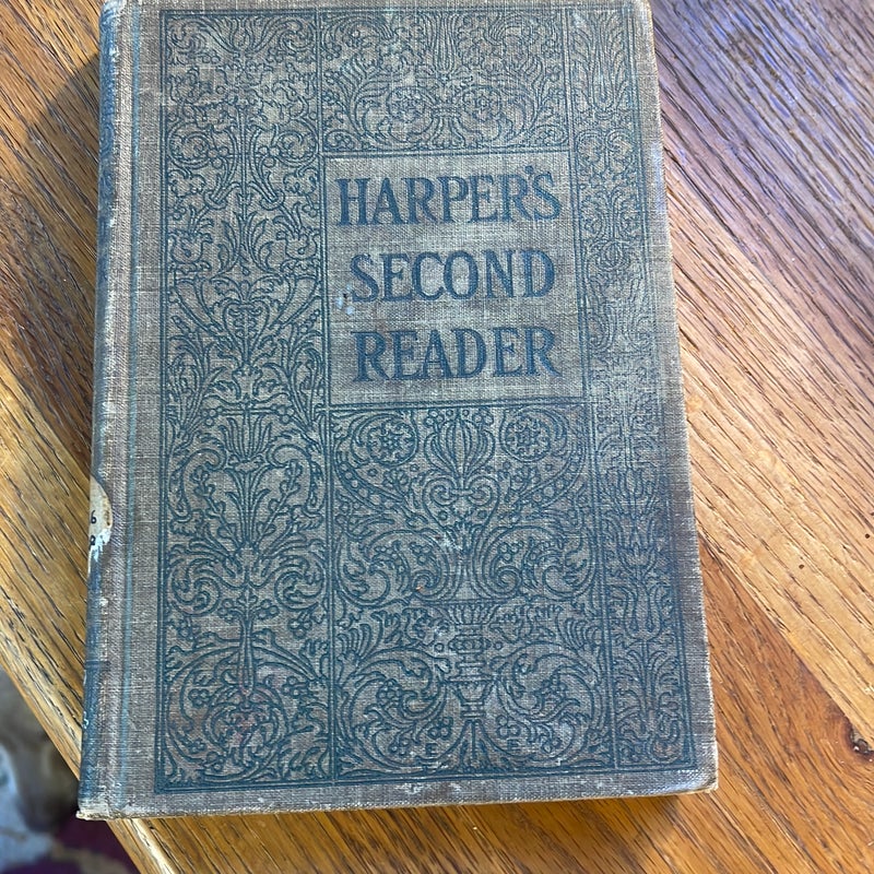 Vintage Harper's Second Reader 1888 The American Book Co.