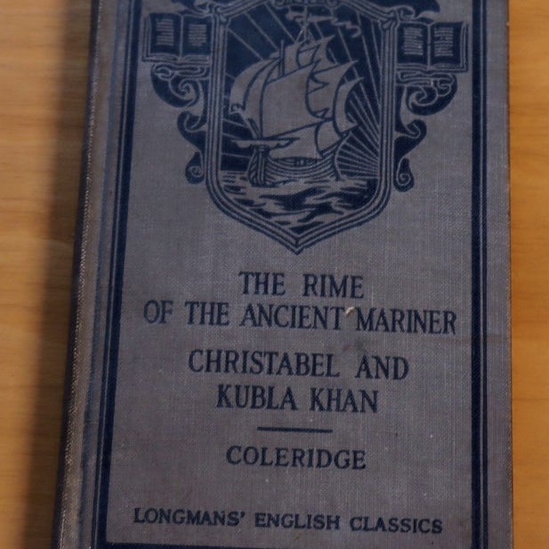 Vintage Longman's English classics Coleridge's The Rime of the Ancient Mariner 1922 Longmans Green and Co