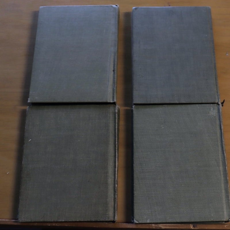 Vintage set of 4 Macmillan's Pocket Classics 1910,1912,1913,1914 .
