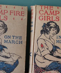 The Campfire Girls In The Mountains Jane L. Stewart Book. and The Campfire Girls In On The March Jane L. Stewart