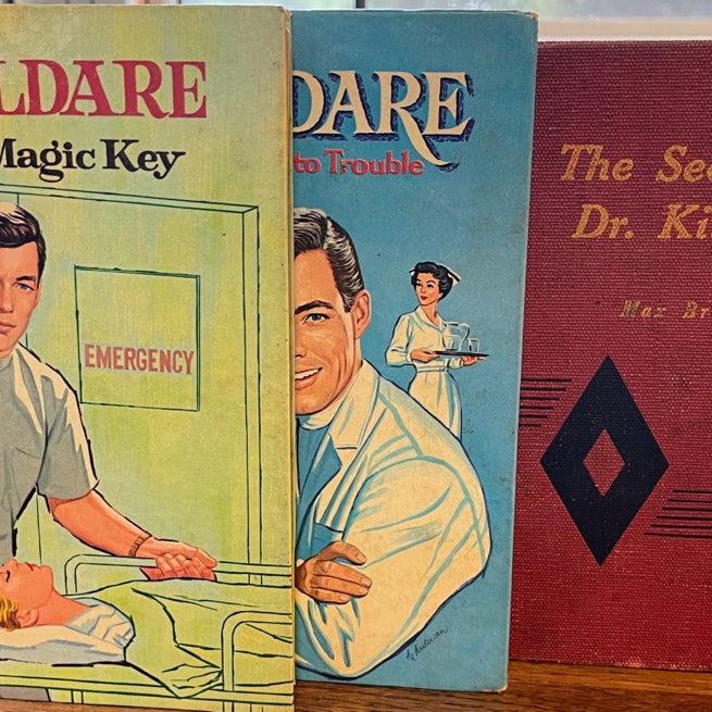 Vintage set of 3 Dr. Kildare books 1940 ,1964. 1963