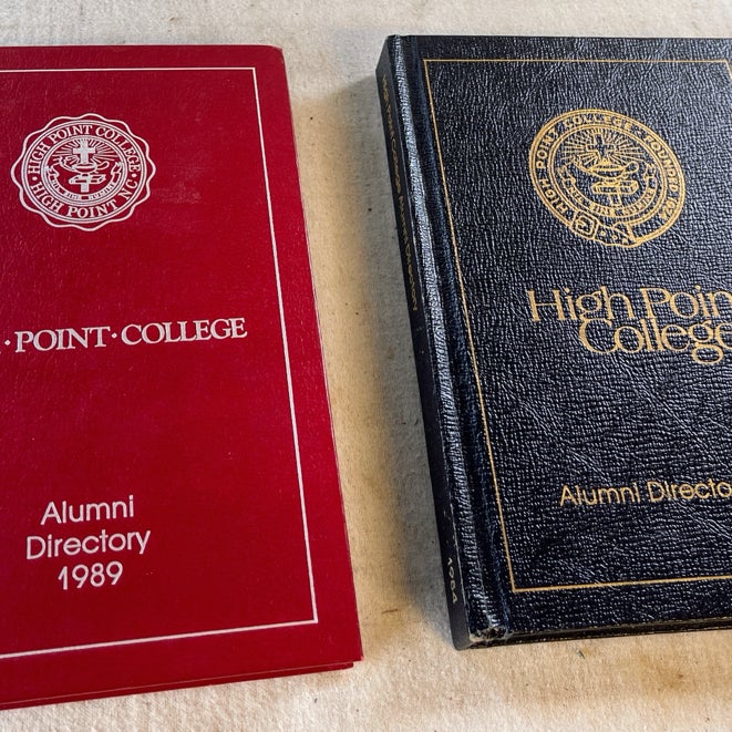 1984 1989 High Point College  alumni directory 