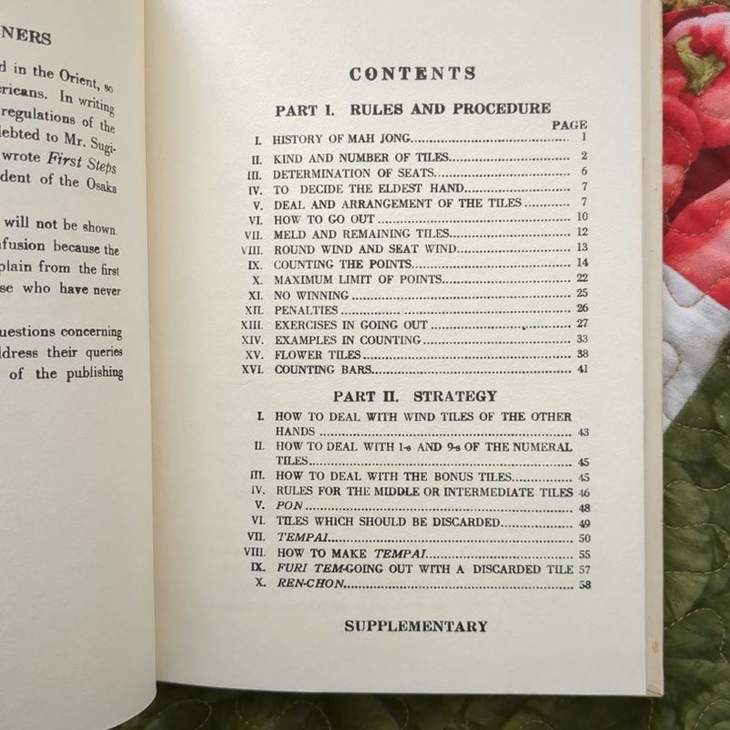 Mah Jong For Beginners