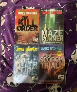 The Maze Runner, The Scorch Trials, The Death Cure, & The Kill Order 