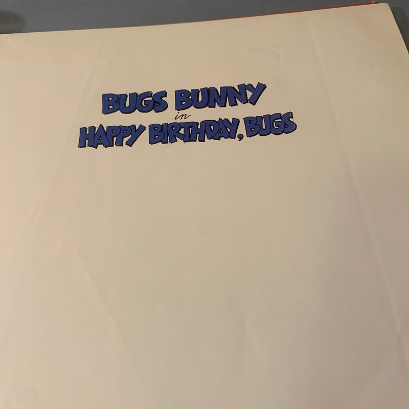 Bugs bunny in happy birthday bugs