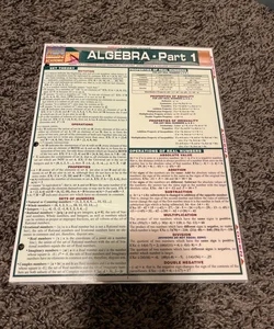 Algebra- part 1 