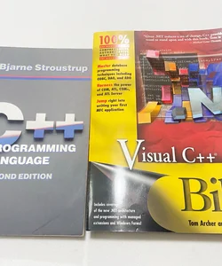 (Lot of 2 books) Visual C++ Programming Language (Trade Paperback), Very Good (2423)