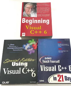 (Lot of 3 books) Using Visual C++ 6 (Paperback) (2426)