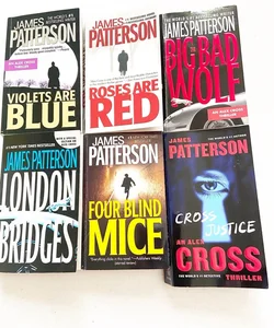 Lot of 6 Novel Fiction Books of James Patterson (557)