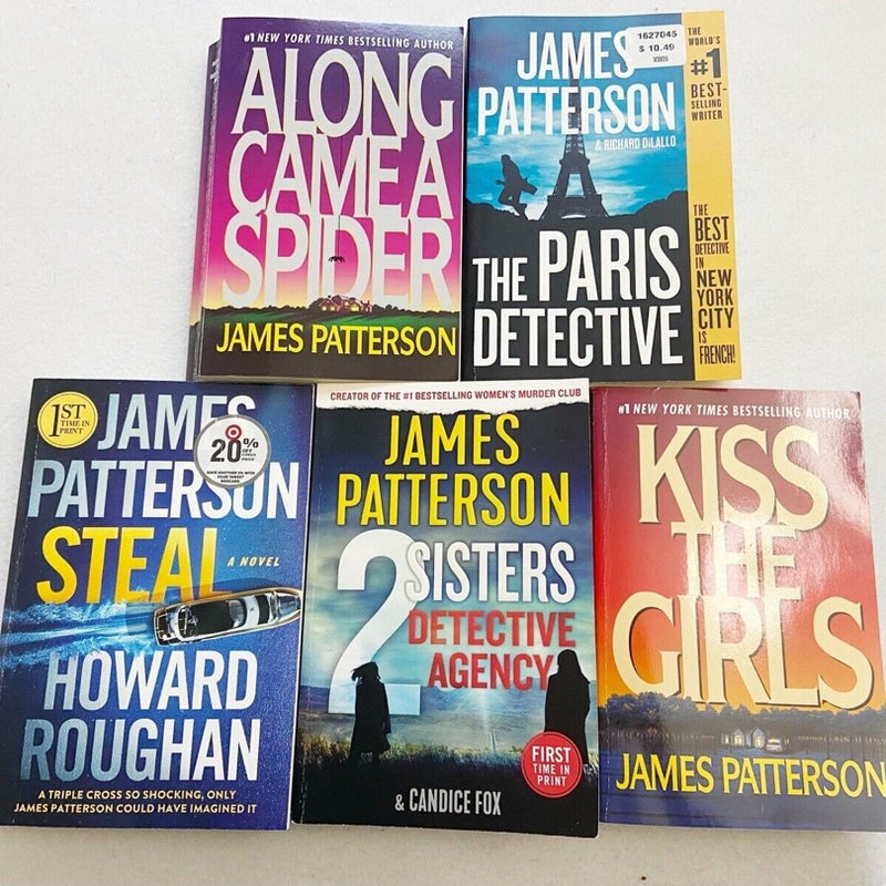 Lot of 5 Novel Fiction Books of James Patterson (559)