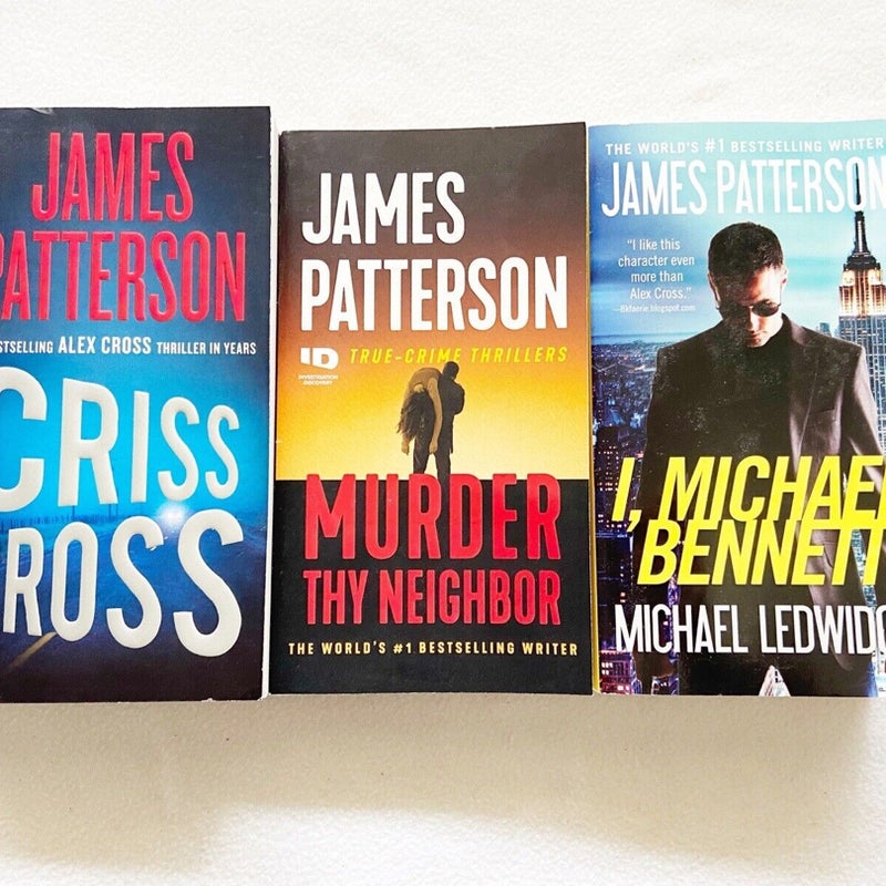 Lot of 3 Novel Fiction Books of James Patterson (2385)