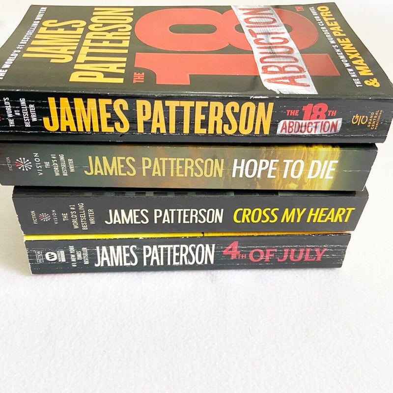 (Lot of 4) Novel Fiction Books of Jamea Patterson (2159)
