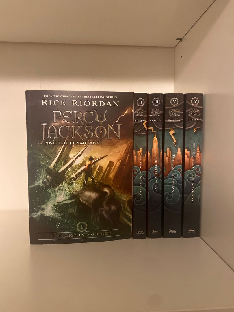 Percy Jackson and the Olympians 5 Book Paperback Boxed Set (new Covers ...