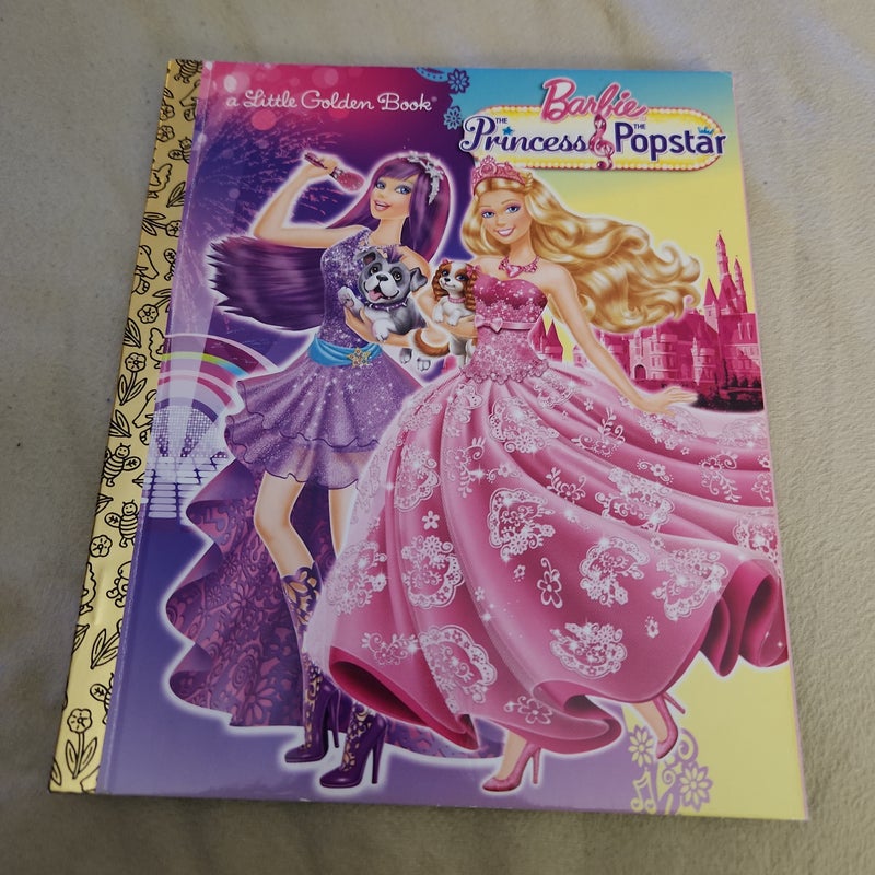 Princess and the Popstar Little Golden Book (Barbie)