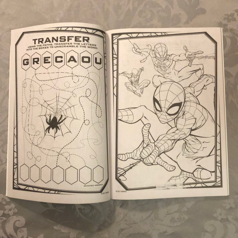 Marvel’s Spiderman Jumbo Activity Book