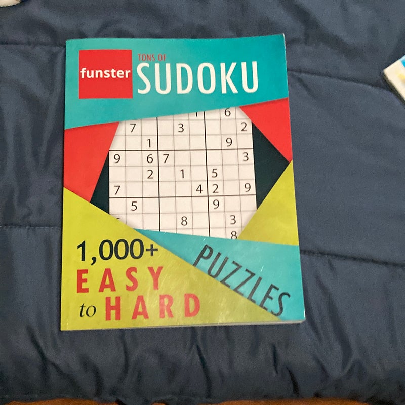 Funster Tons of Sudoku 1,000+ Easy to Hard Puzzles