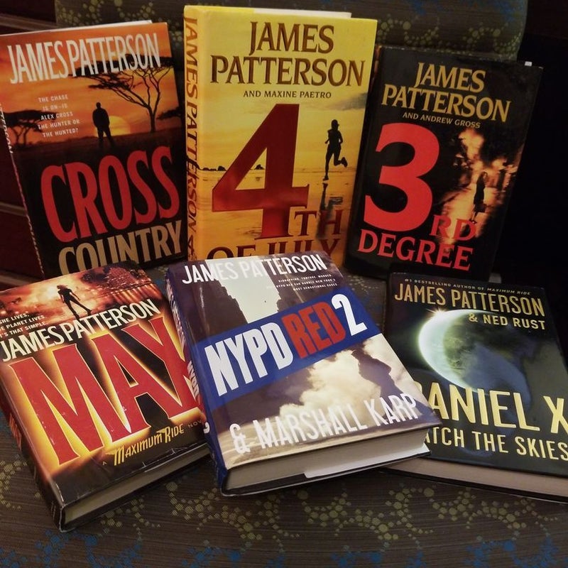 ☆BUNDLE BOOKS☆ James Patterson's: MAX, Cross Country, 4th of July, NYPD ...