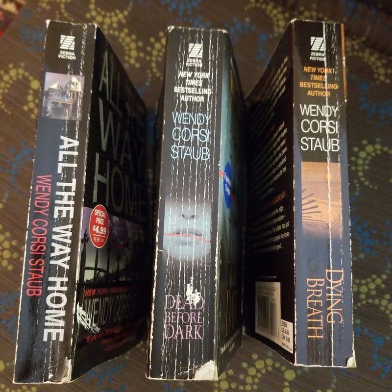 ☆Bundle Books☆ (3)All The Way Home & Dead Before Dark & Dying Breath