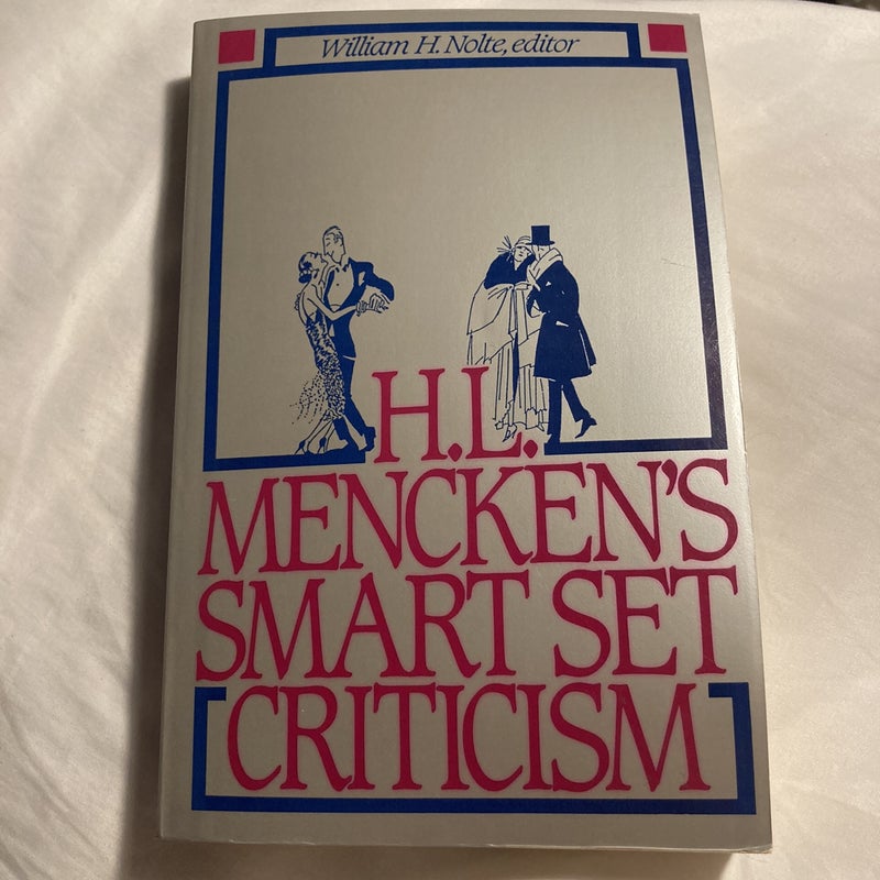 H.L. Mencken’s Smart Set Criticism