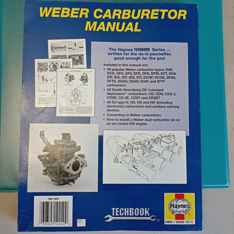 Haynes Techbook Weber Carburetor Manual