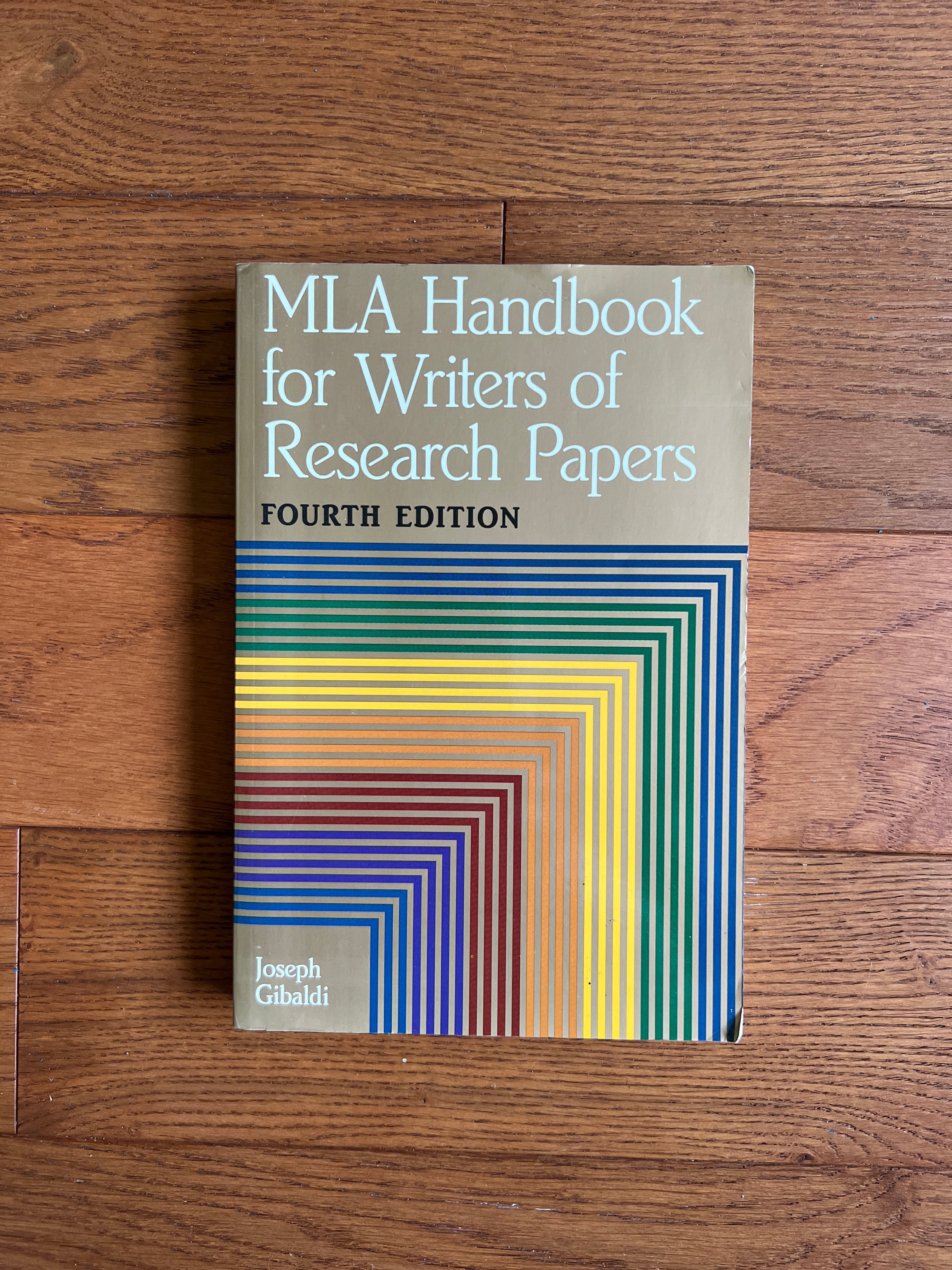 MLA Handbook for Writers of Research Papers