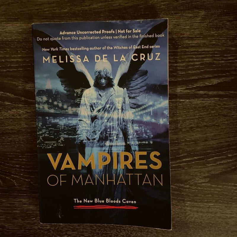 Vampires of Manhattan ARC 