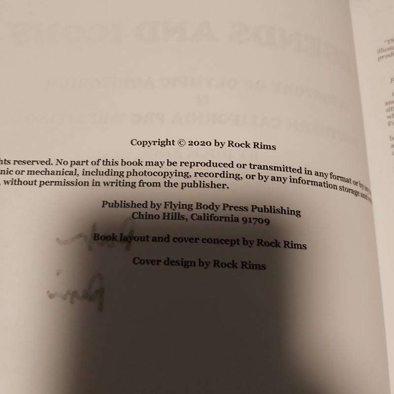 Legends and Icons (signed copy)