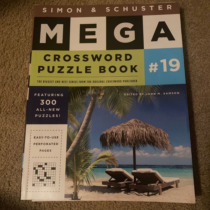 Simon and Schuster Mega Crossword Puzzle Book #19