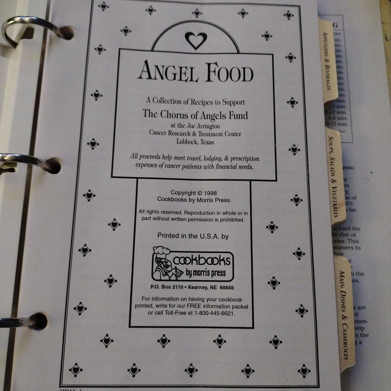 Angel food cookbook 