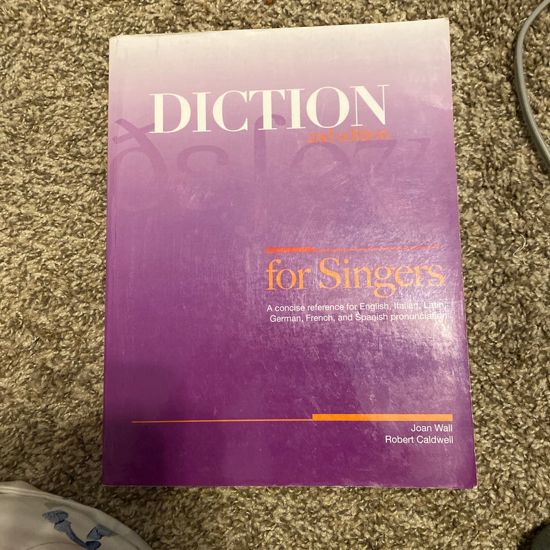 Diction for Singers 2nd Ed