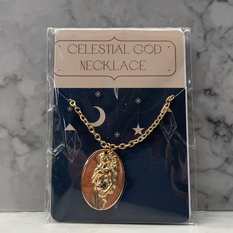 Bookish Box Celestial God Necklace