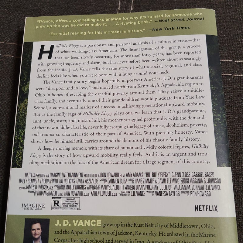 Hillbilly Elegy [movie Tie-In]