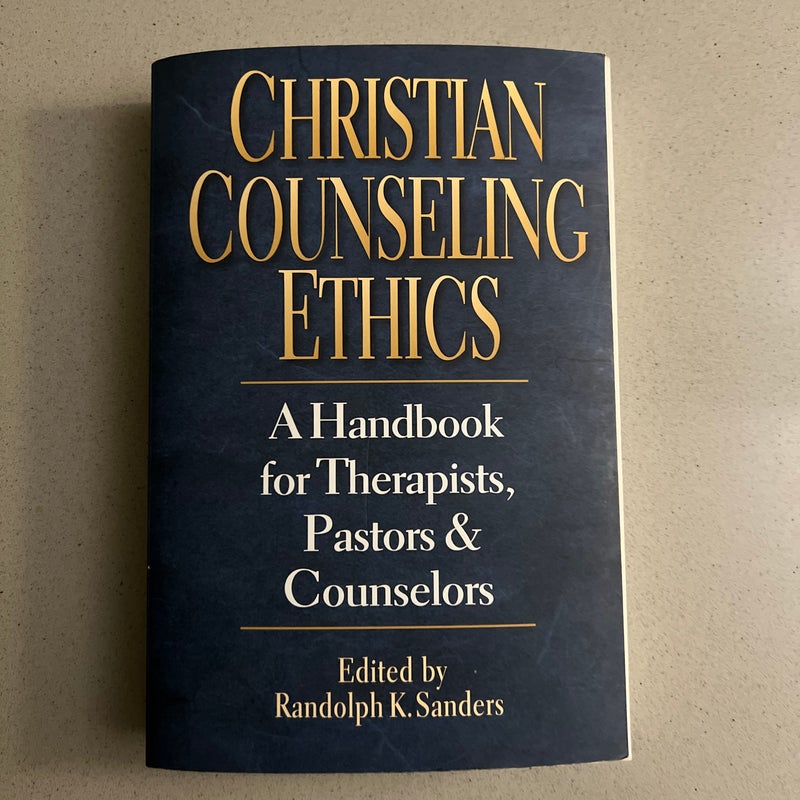 Christian Counseling Ethics