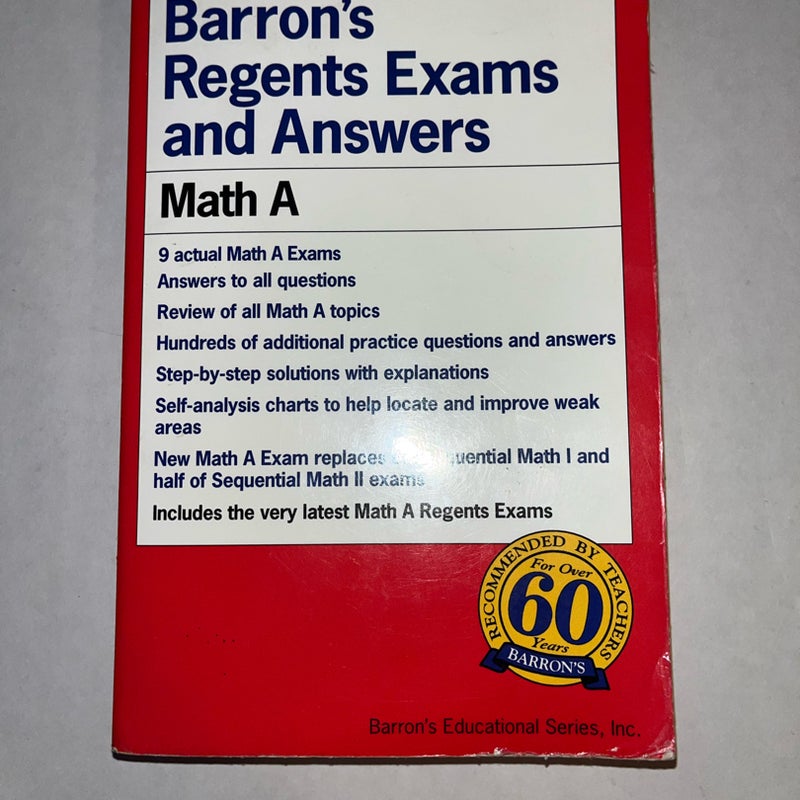 Barron's Regents Exams and Answers